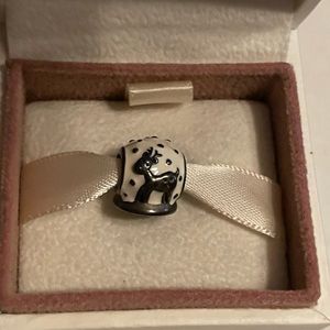 Pandora reindeer bracelet charm.